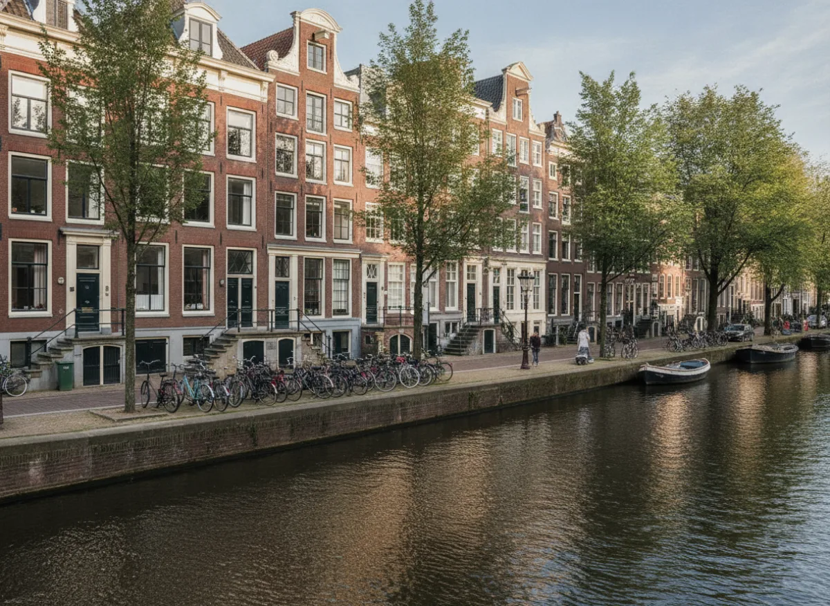 Bel-etage woning aan een Amsterdamse gracht