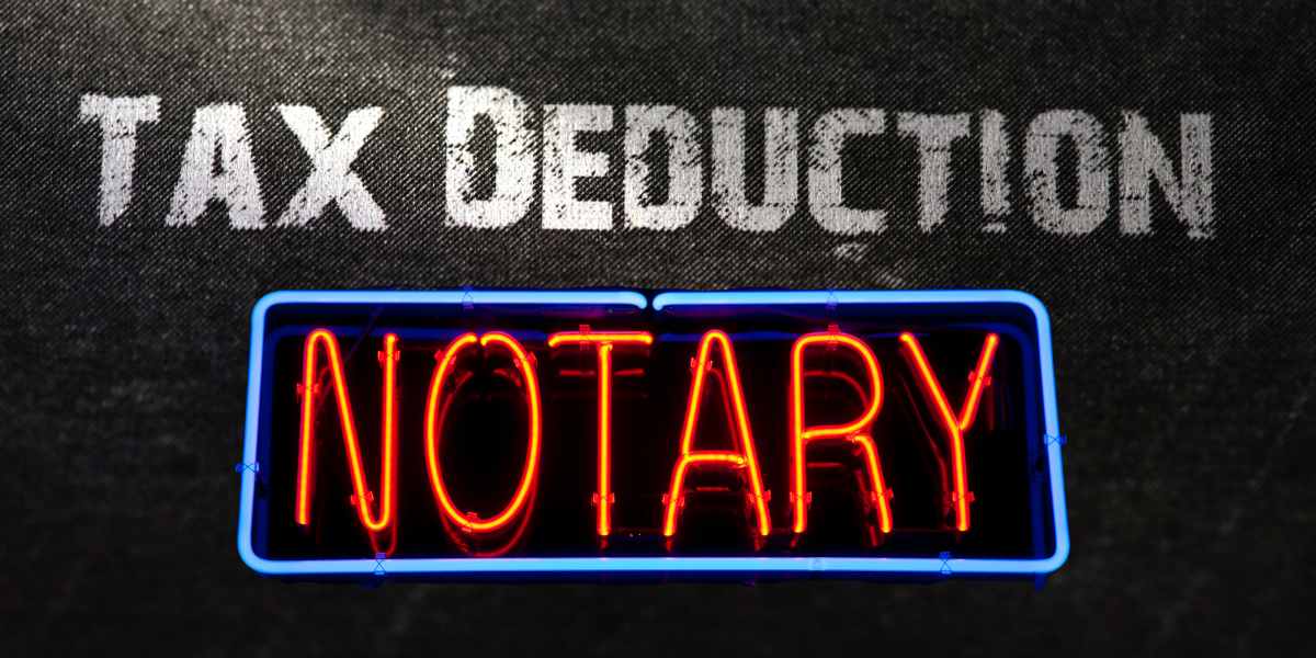 TAX DEDUCTION NOTARY